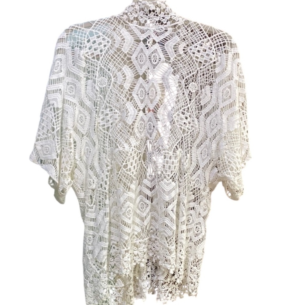 Johnny Was Jami crochet jacket NWT RARE - Picture 3 of 8